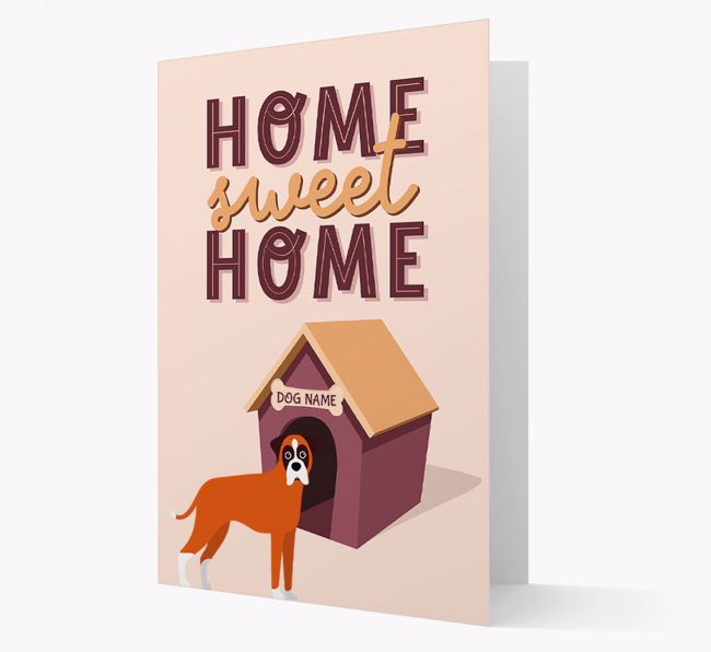 Home Sweet Home: Personalized {breedFullName} Card